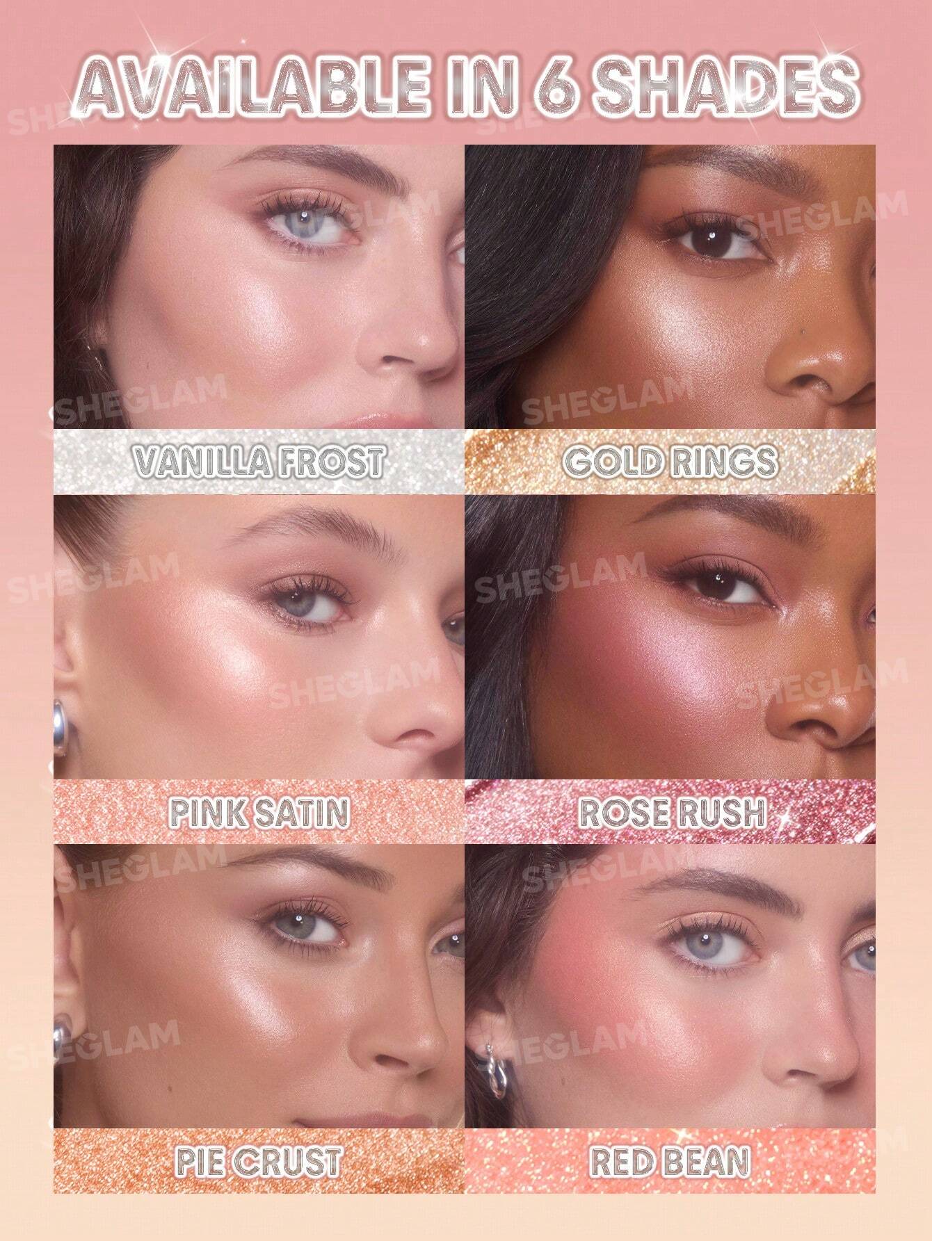 She Glam Buttery Bling Highlight Stick – Pink Satin