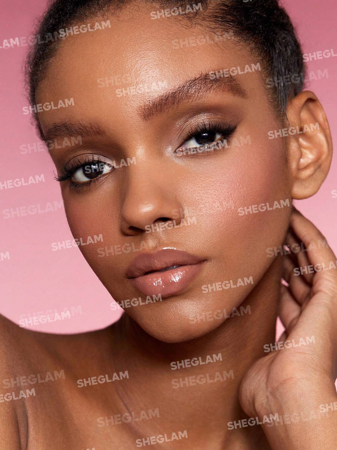 She Glam Brow-Fection Angled Brush & Dip – Chocolate