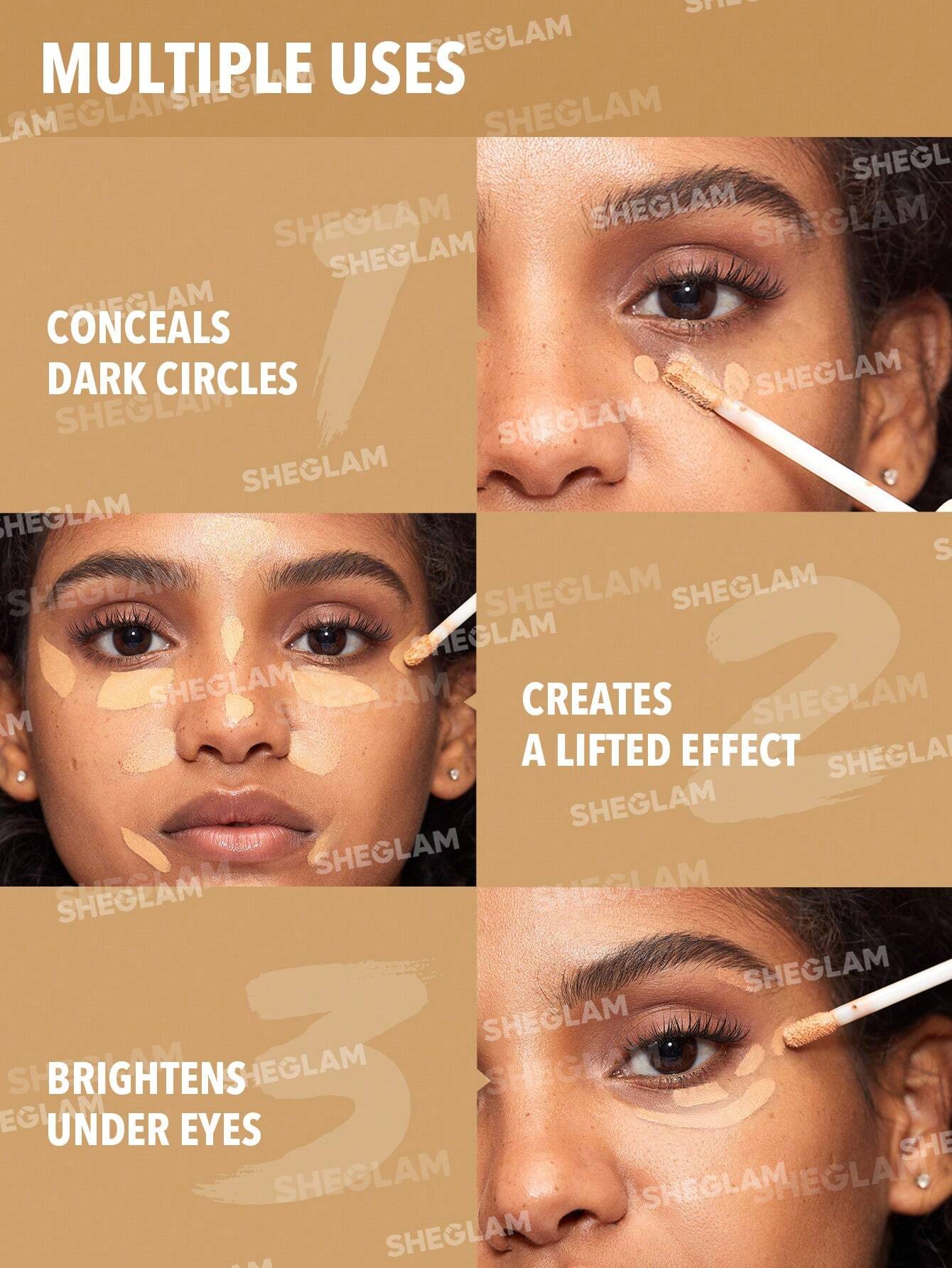 She Glam Like Magic 12HR Full-Coverage Concealer – Buttercream
