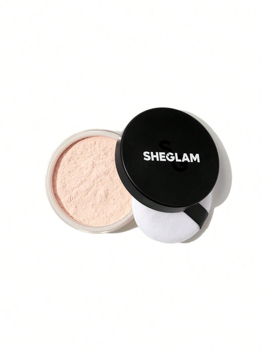 She Glam Baked Glow Setting Powder – Light Pink