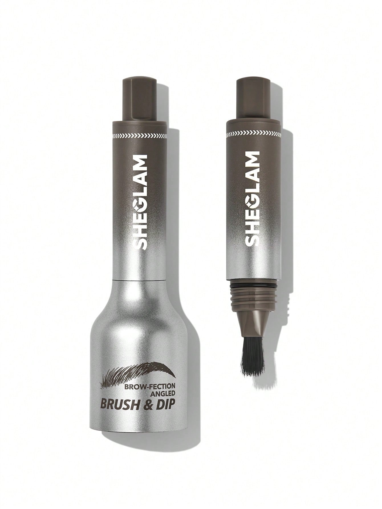 She Glam Brow-Fection Angled Brush & Dip – Espresso