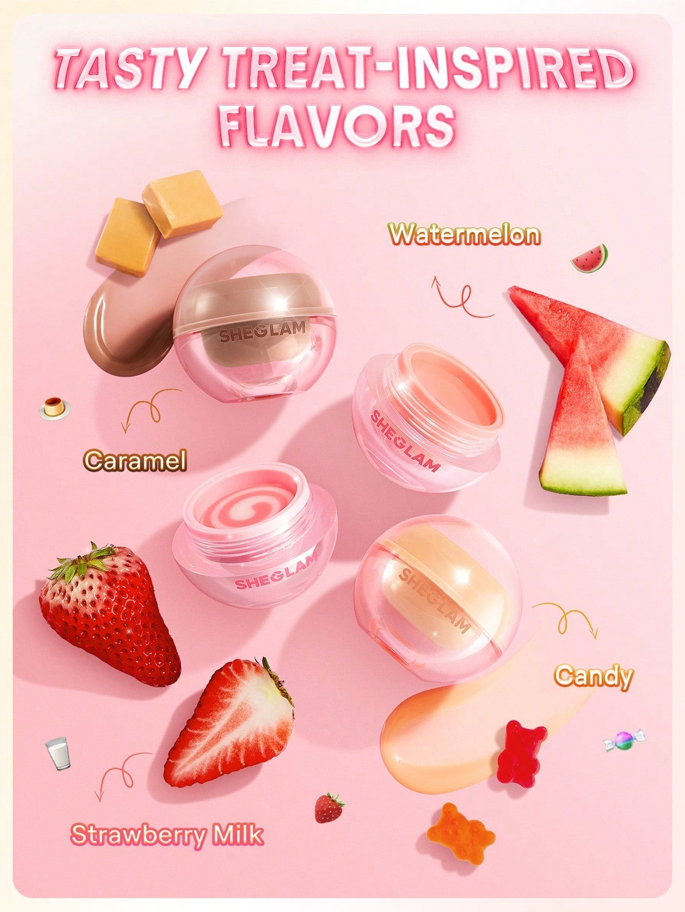 She Glam Sweet Dreamz Lip Sleeping Mask – Strawberry Milk