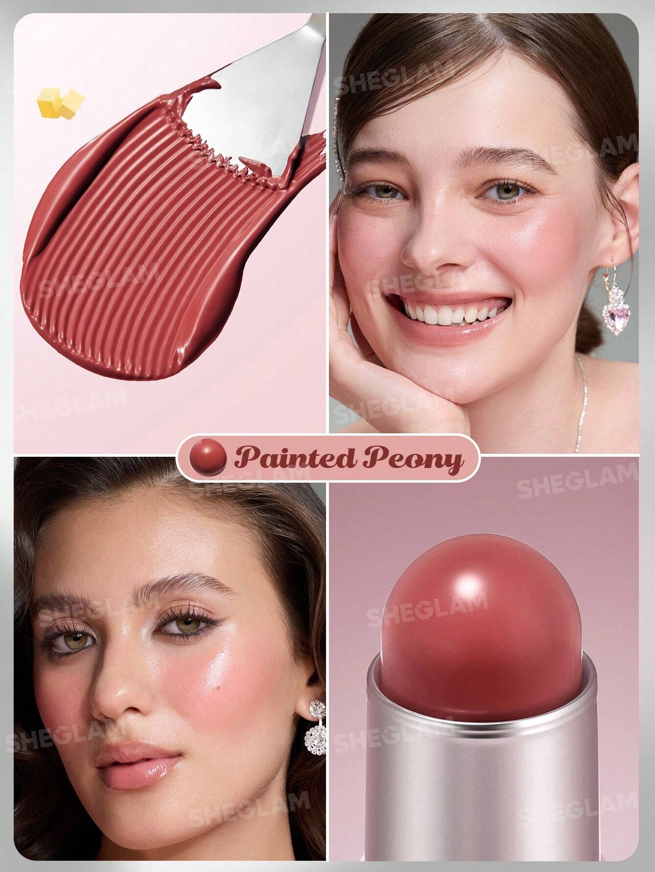 She Glam Buttery Bliss Blush Stick – Painted Peony