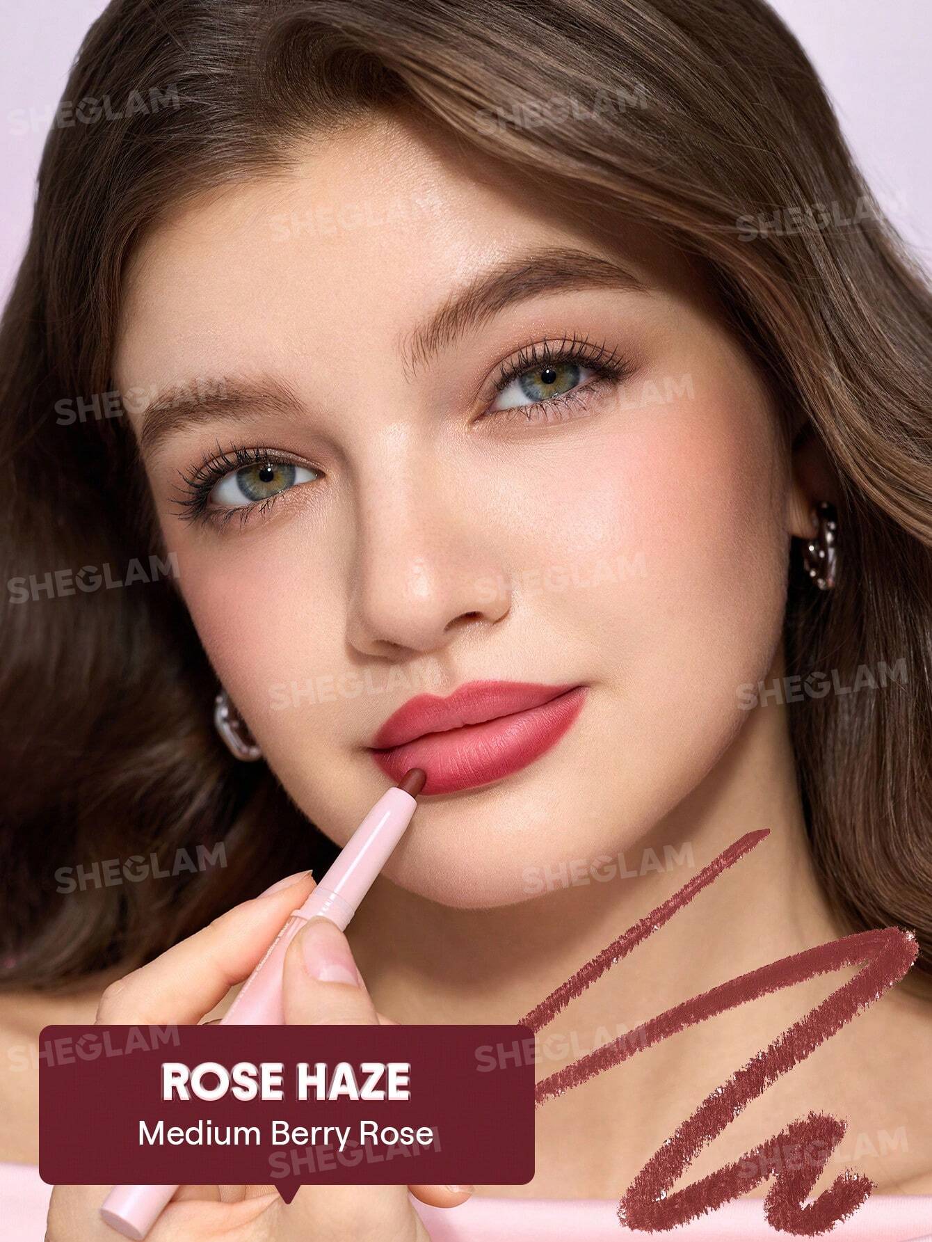 She Glam Cloudline Blur Lip Liner – Rose Haze