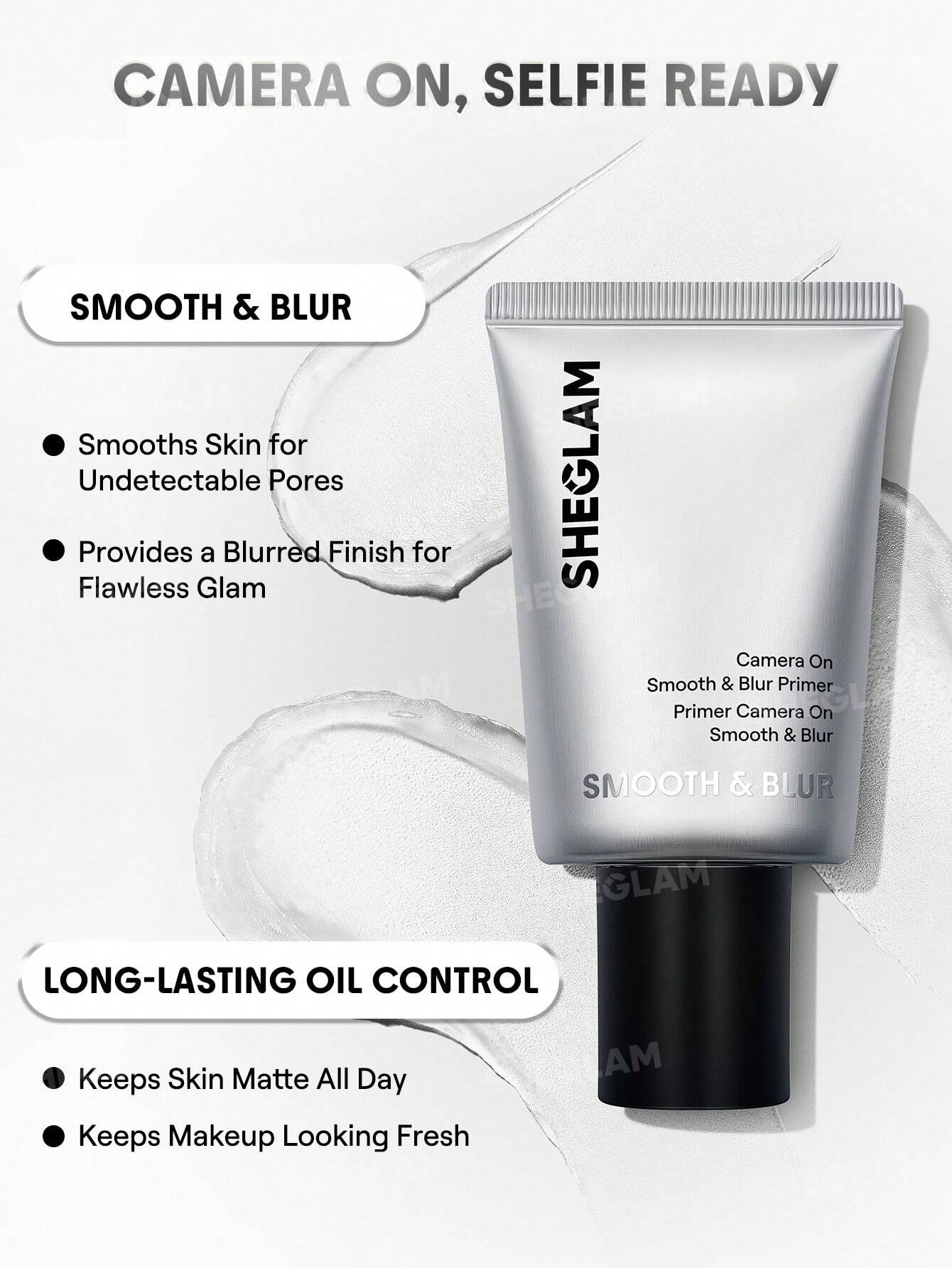 She Glam Camera On Smooth & Blur Primer