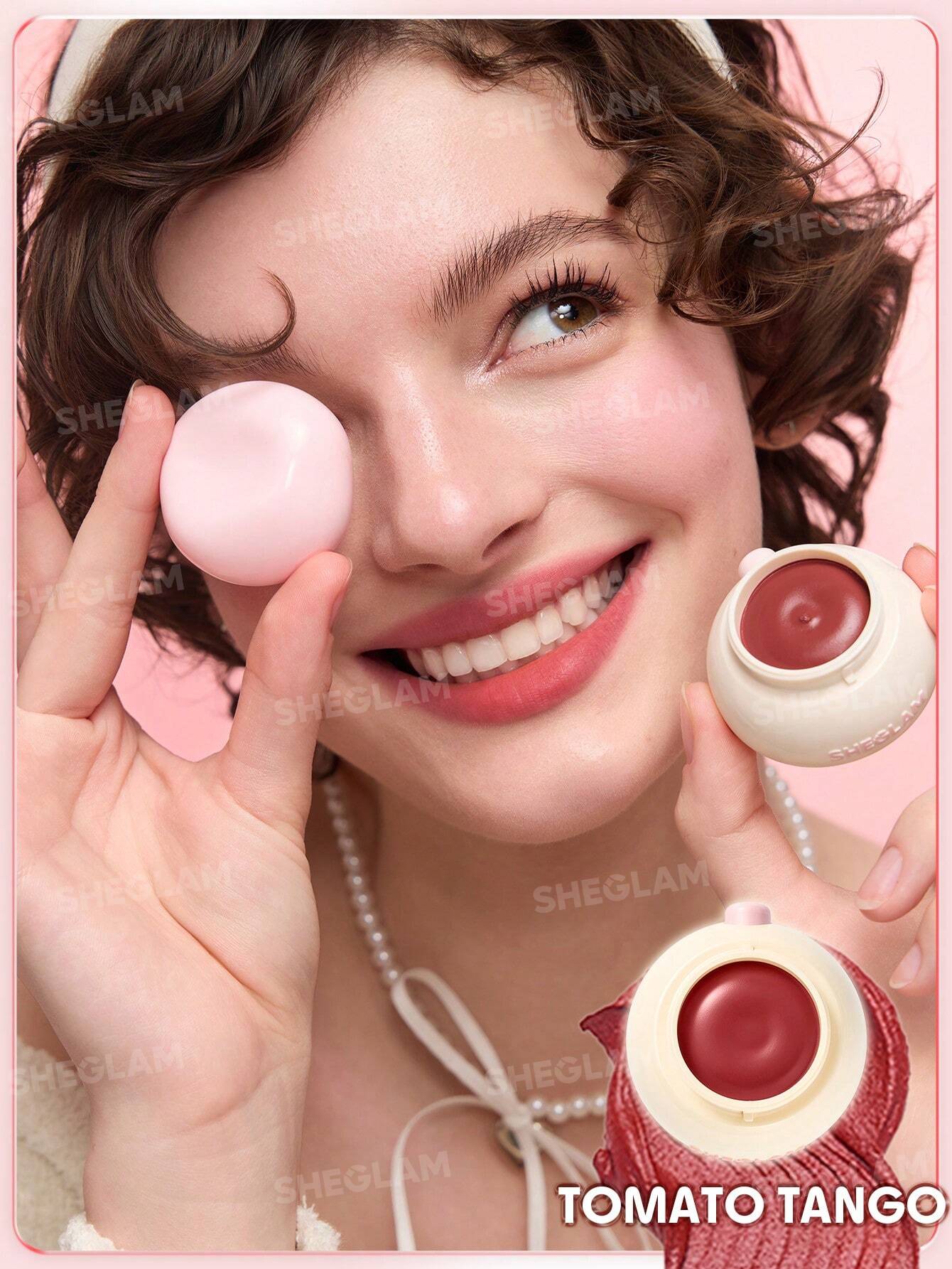 She Glam Bounce Putty Pocket Lip Pot – Tomato Tango