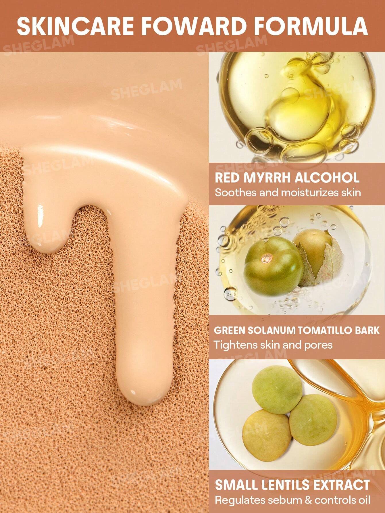 She Glam Lock & Go Long-Wear Cushion Foundation – Golden