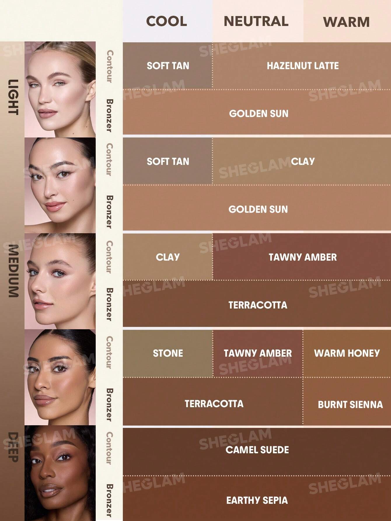She Glam Buttery Buff Contour & Bronzer Stick – Tawny Amber