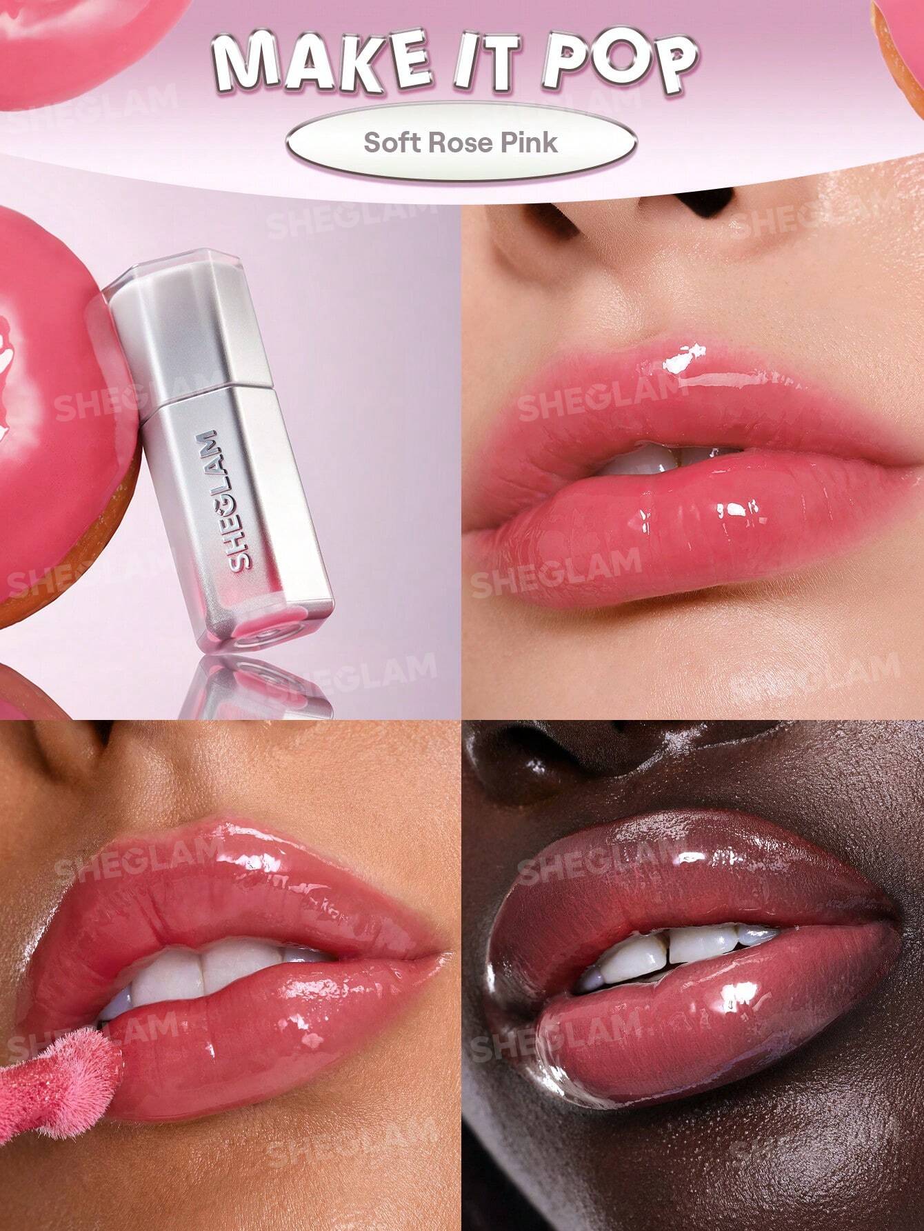 She Glam Glass Lock Air Gloss - Make it Pop