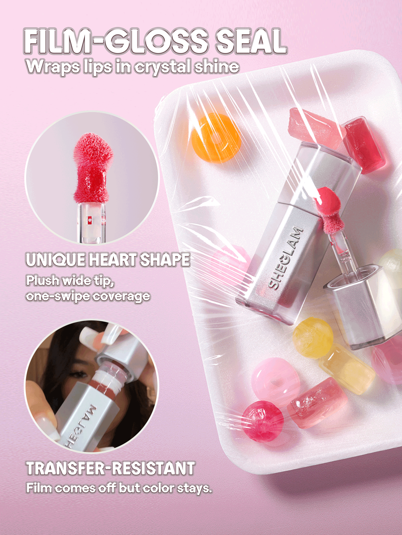 She Glam GlassSeal Airy Lip Gloss – Hard Candy
